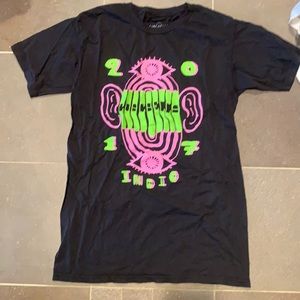 NWOT Black Coachella 2017 Indio Tee (M)